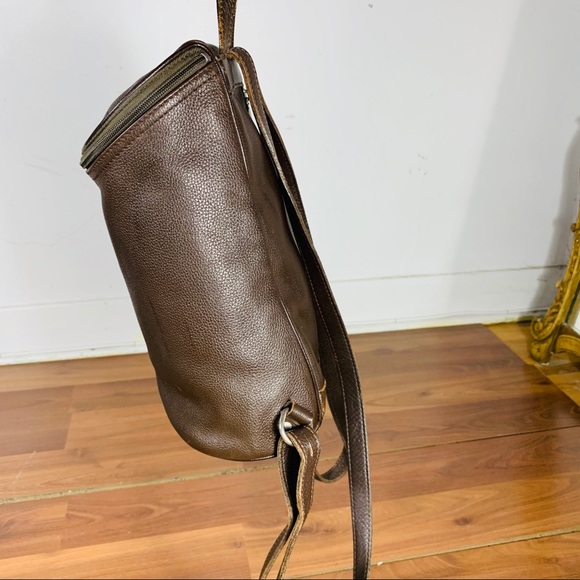 Longchamp small leather backpack - Picture 4 of 12